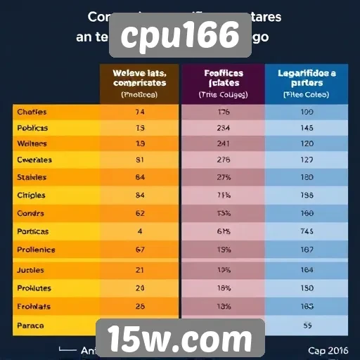 Comparativo entre jogos populares no cpu166